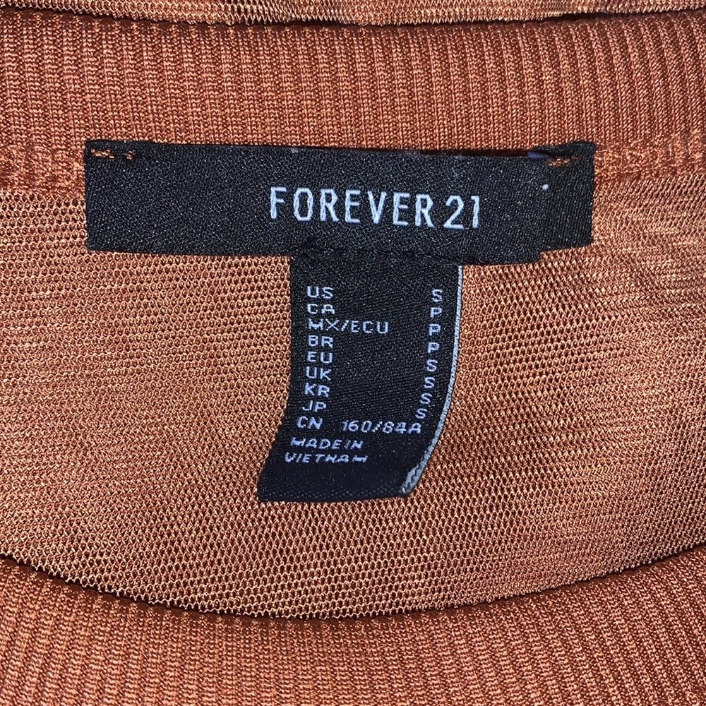 Forever 21 Layered Mesh Shirt Dress S - Picture 9 of 10